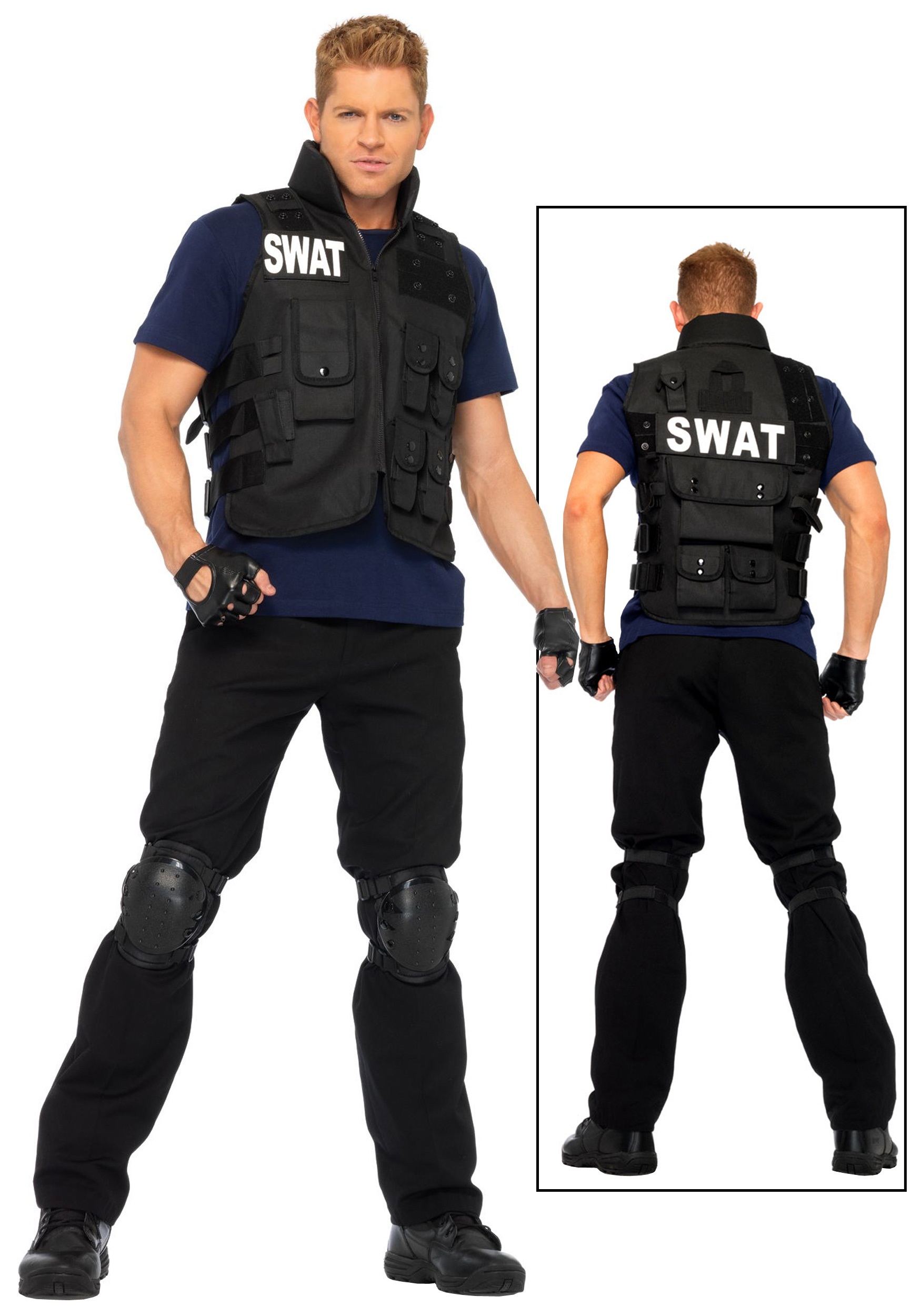 Plus Mens Swat Team Costume Halloween Costume Ideas 2019
