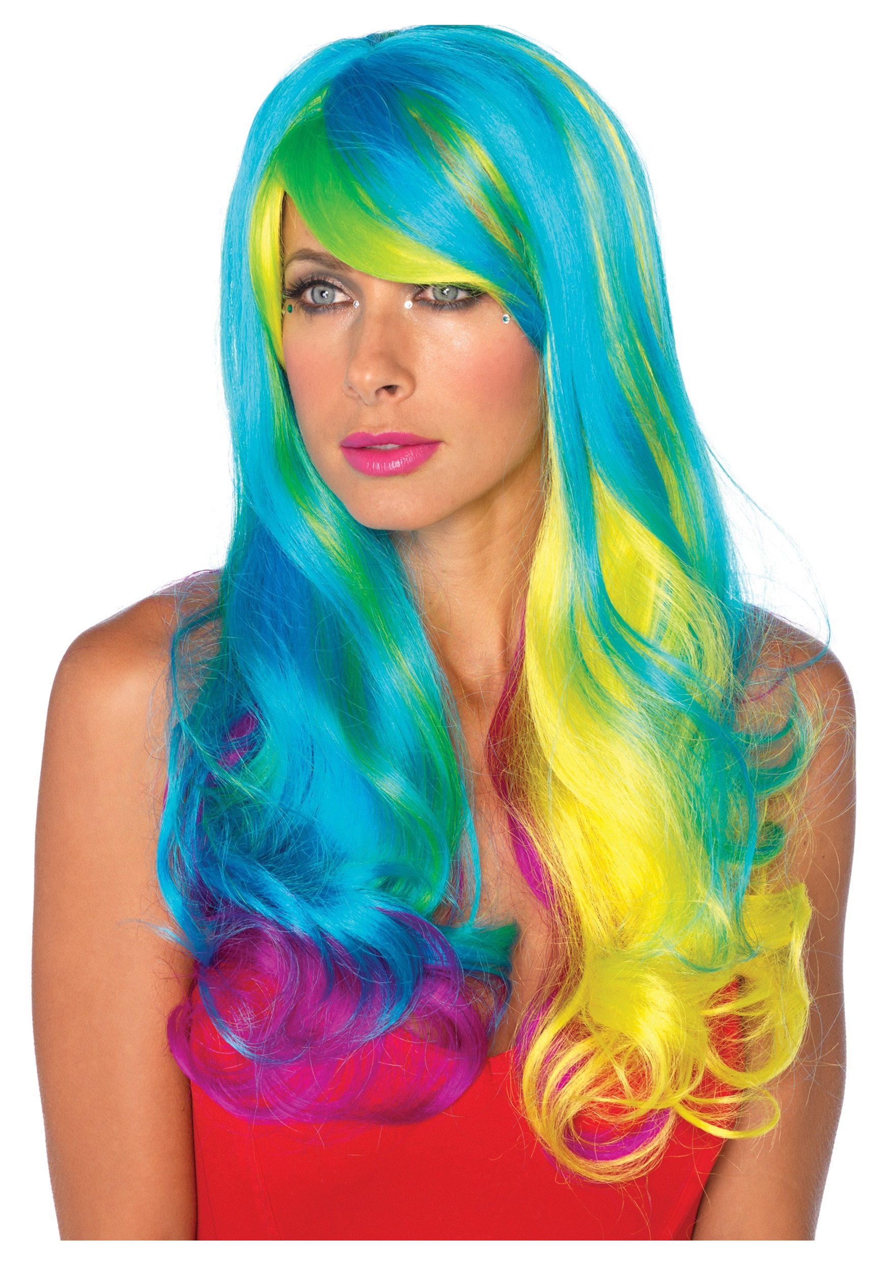 Prism Long Rainbow Wig Halloween Costume Ideas 2019