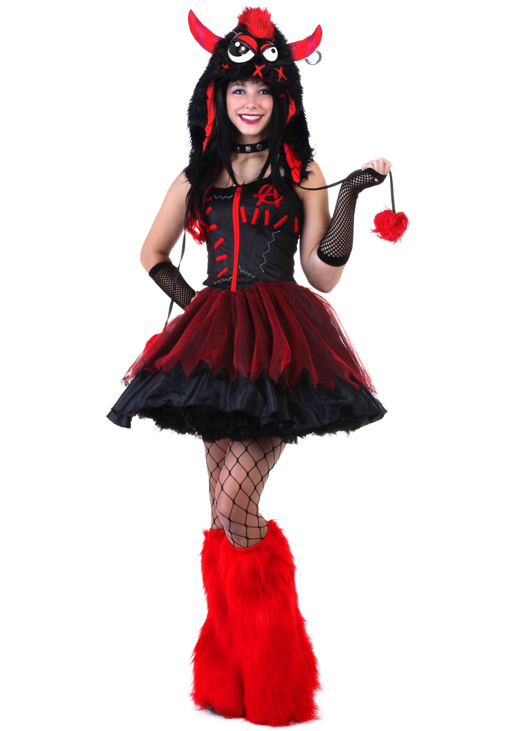 Teen Rebel Monster Costume Halloween Cost