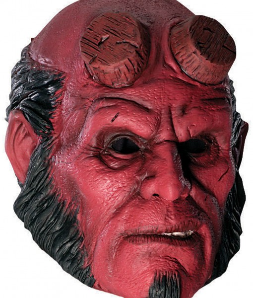 34 latex hellboy mask