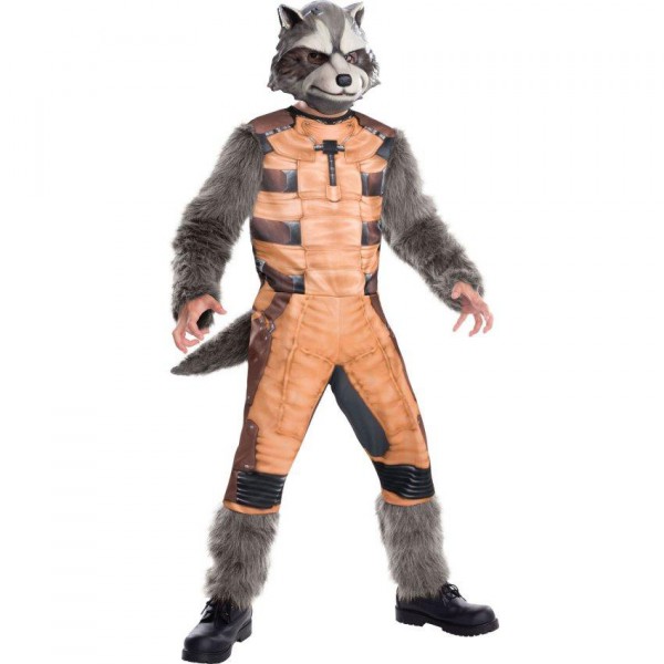 Guardians Of The Galaxy Deluxe Adult Rocket Raccoon Halloween Costume Ideas 2019 