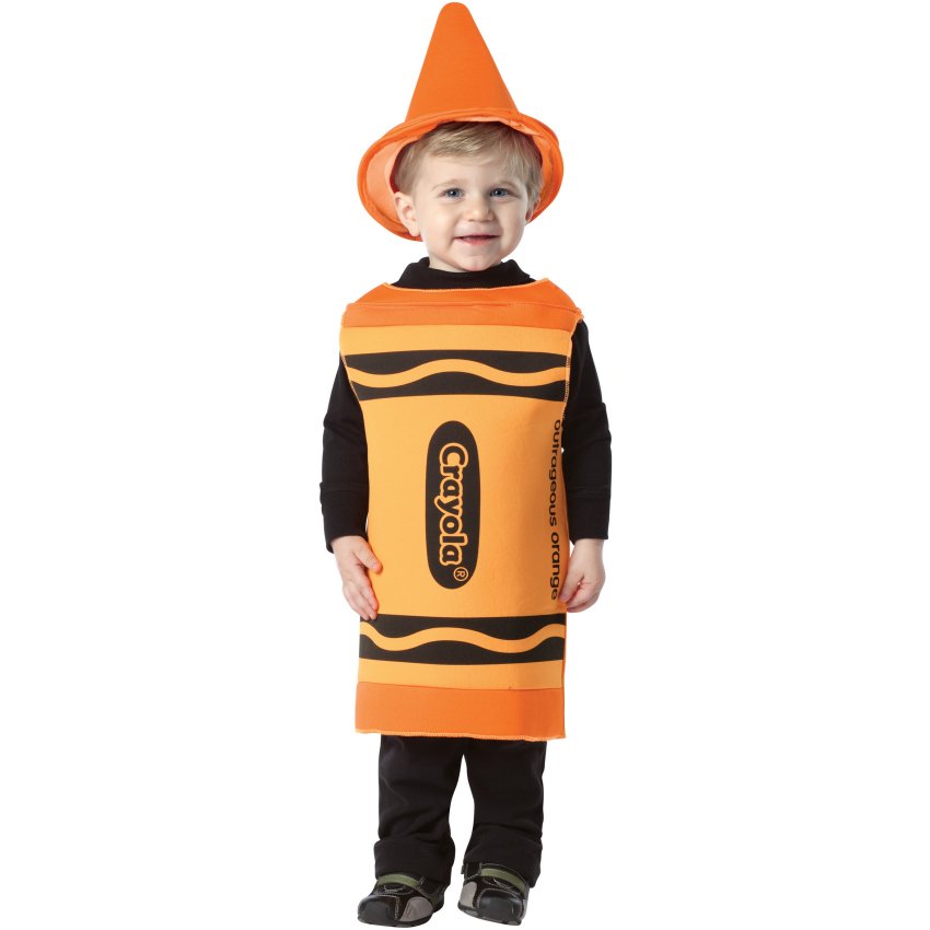 Crayola Outrageous Orange Crayon Toddler Costume - Halloween Costume