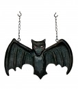 Black Bat Hanging Sign