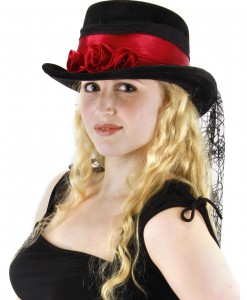 Gothic Rose Top Hat