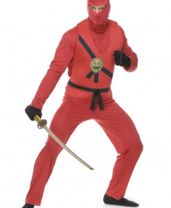 Adult Red Ninja Avengers Series I Costume