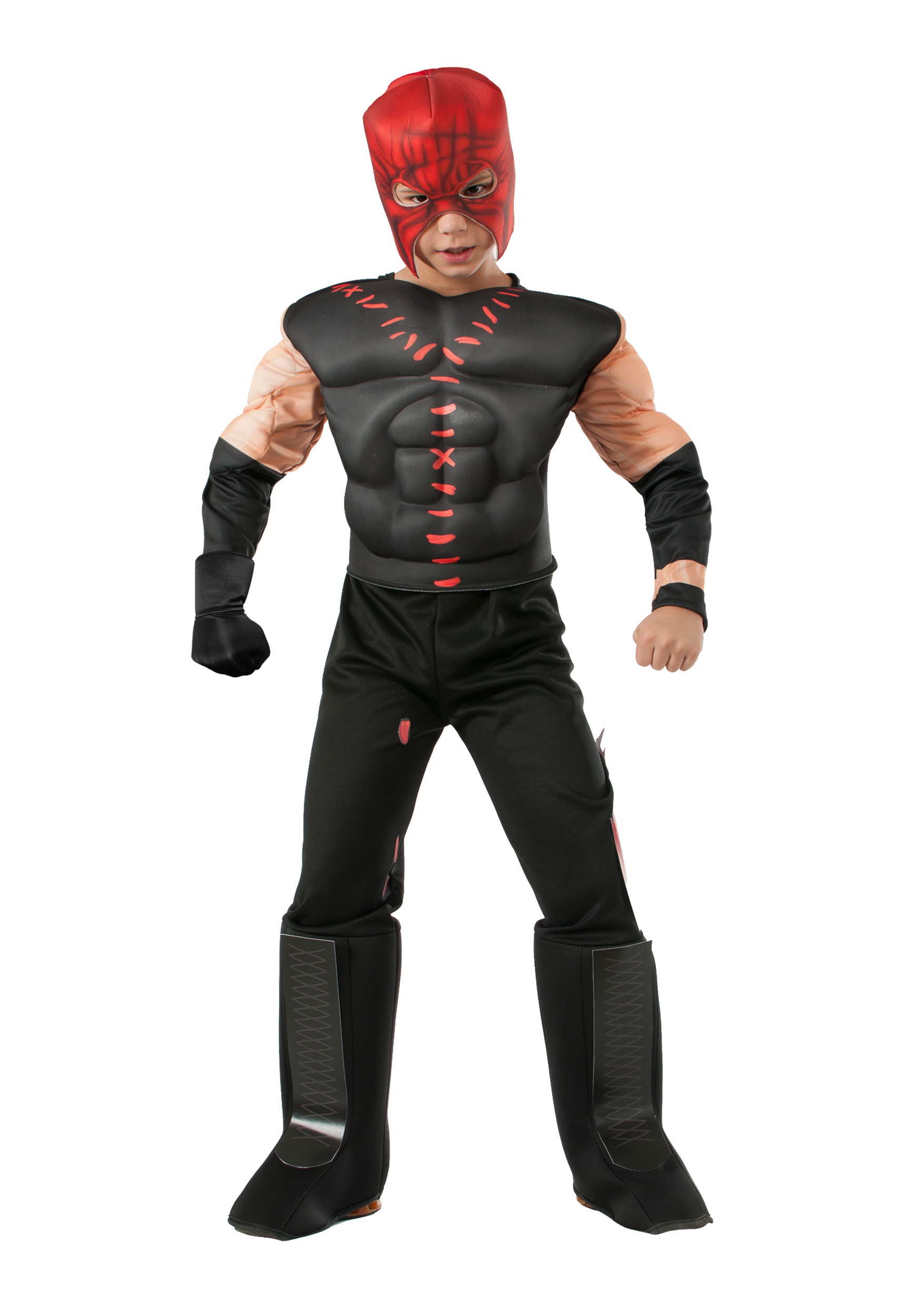 Boys Deluxe WWE Kane Costume - Halloween Costume Ideas 2022.