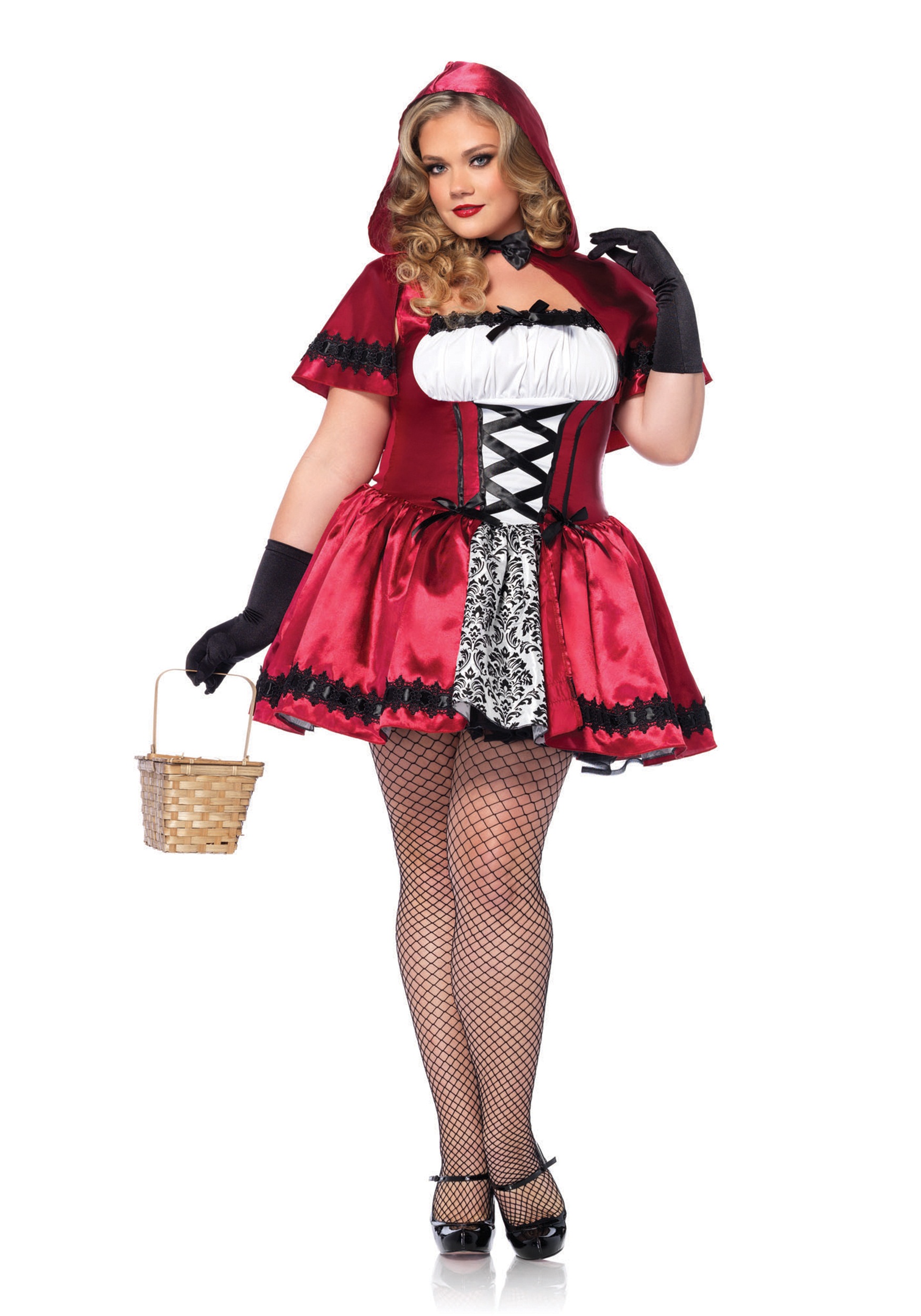 Gothic Red Riding Hood Plus Size Costume - Halloween Costume Ideas 2022.