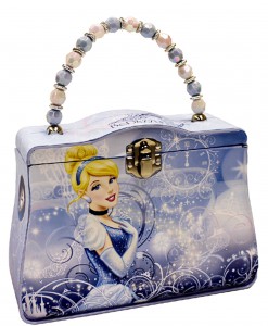 Disney Frozen Scoop Carry All Tin Classic Purse with Beaded Handle Elsa 