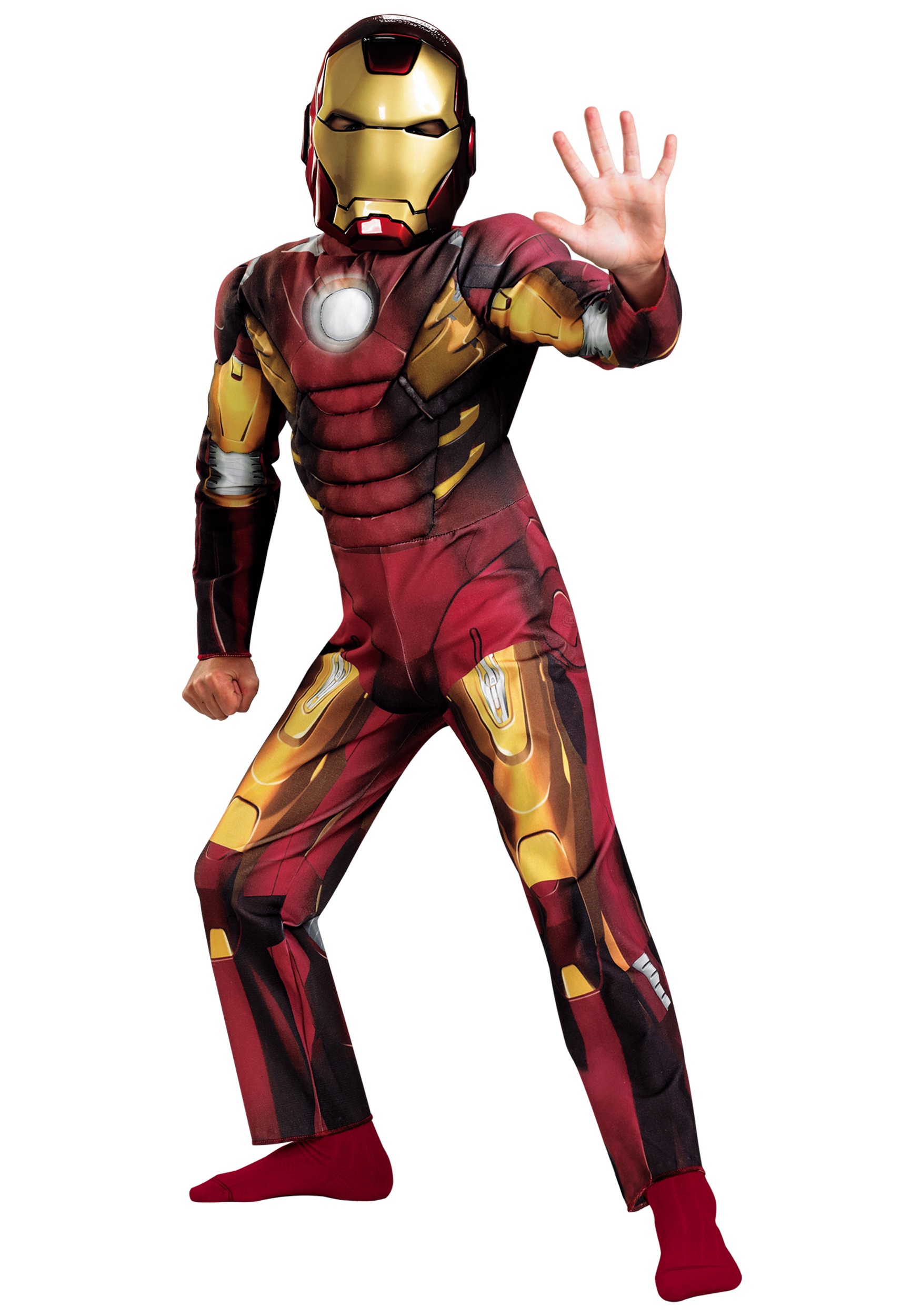 Kids Avengers Iron Man Muscle Costume - Halloween Costume Ideas 2019