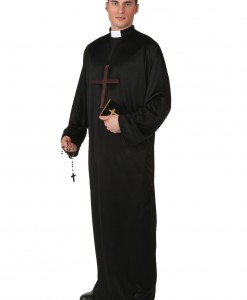Plus Size Pious Priest Costume