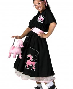 Plus Size Deluxe Poodle Skirt Costume