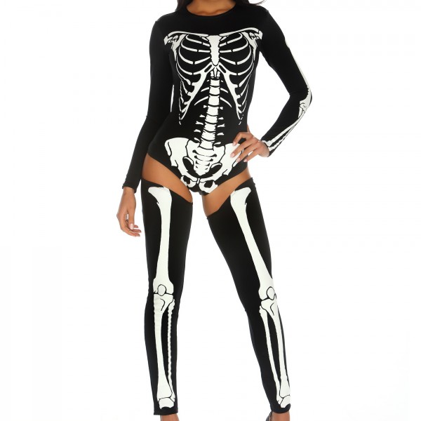 Womens Bad to the Bone Costume - Halloween Costume Ideas 2023