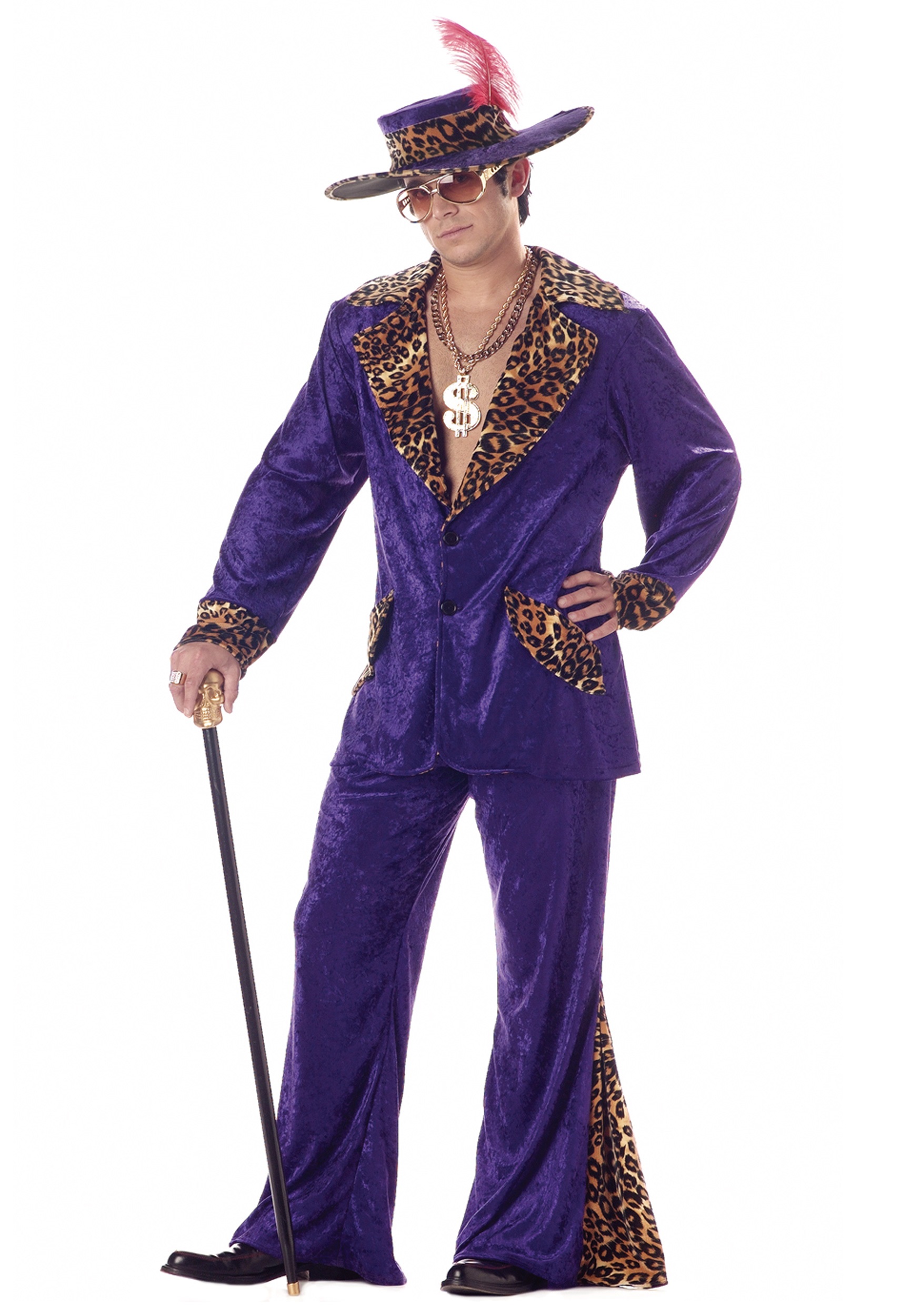 Purple Pimp Costume with Free Shipping in U.S., UK, Europe, Canada | Order ...