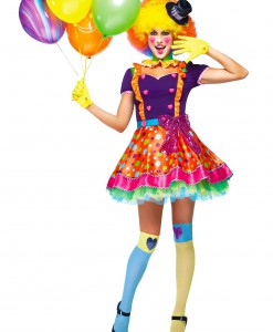 Womens Party Clown Costume
