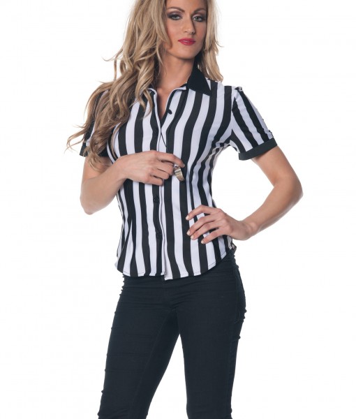 Women's Plus Size Referee Shirt