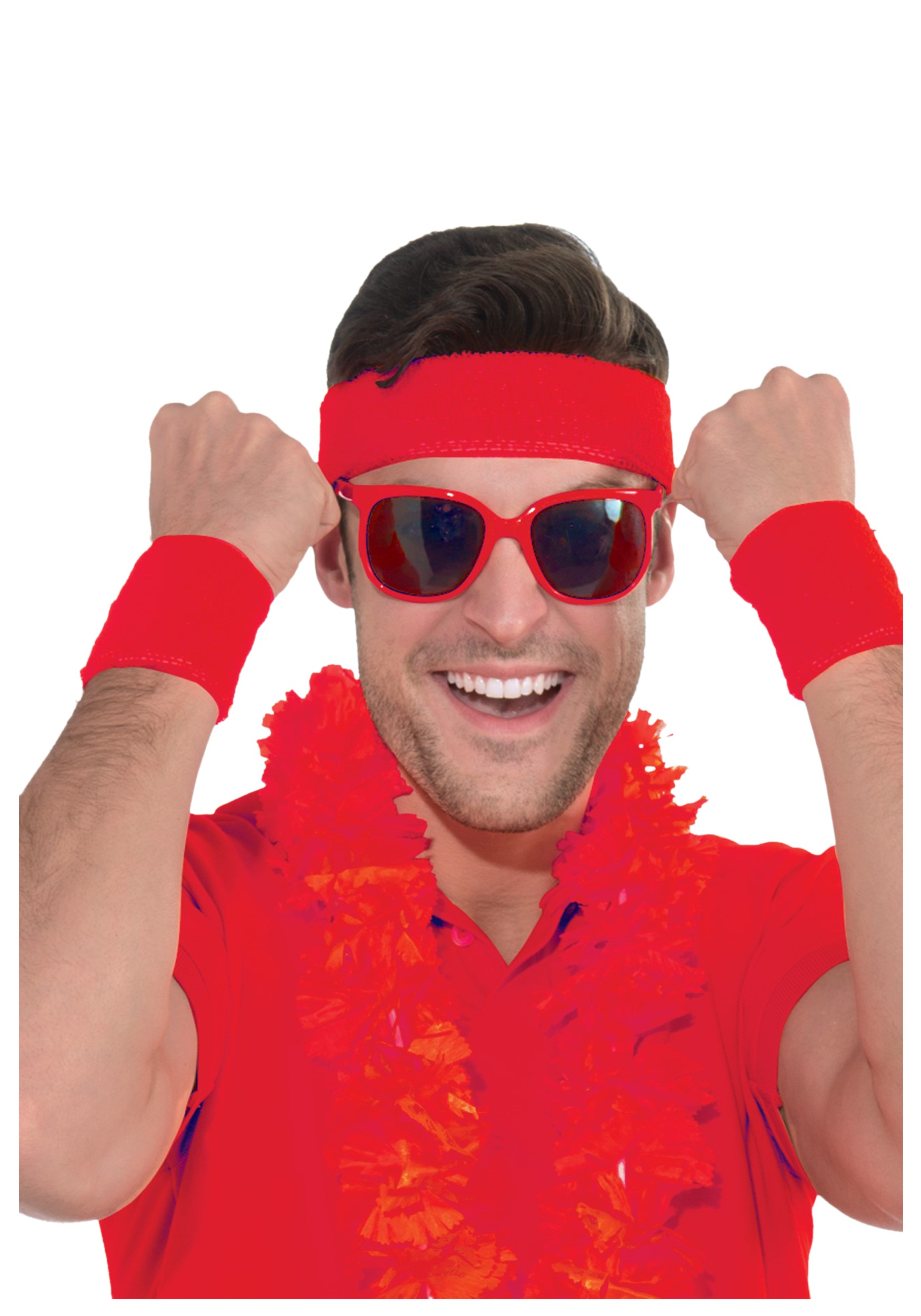 Red Headband and Wristband Kit - Halloween Costume Ideas 2022
