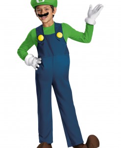 Boys Luigi Prestige Costume