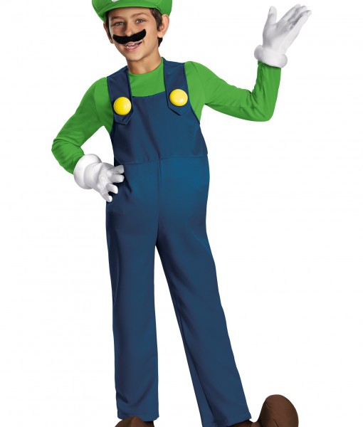 Boys Luigi Prestige Costume - Halloween Costume Ideas 2023