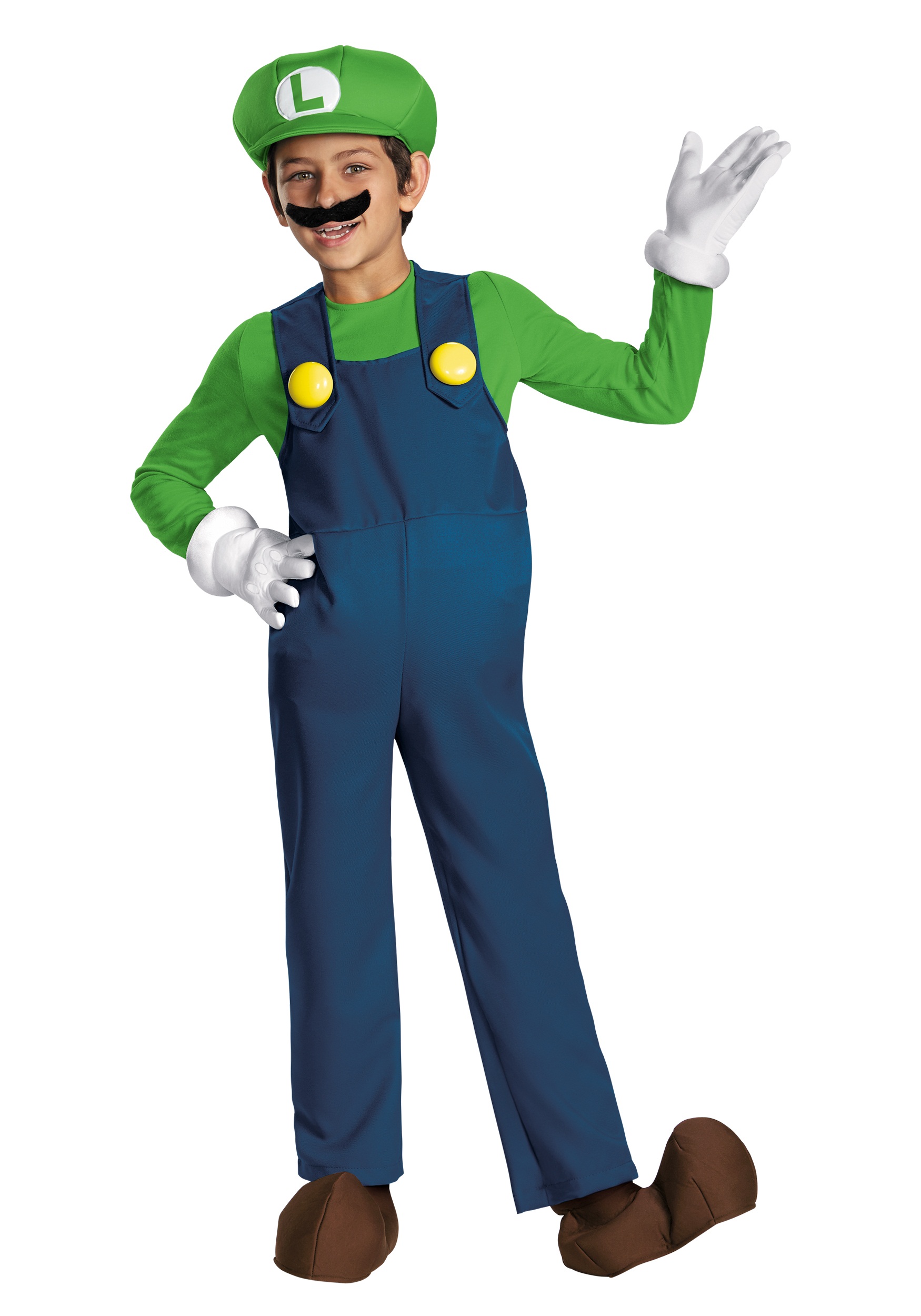 Boys Luigi Prestige Costume - Halloween Costume Ideas 2022.