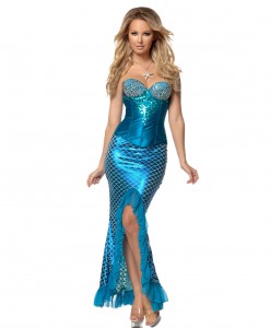Womens Deluxe Blue Mermaid