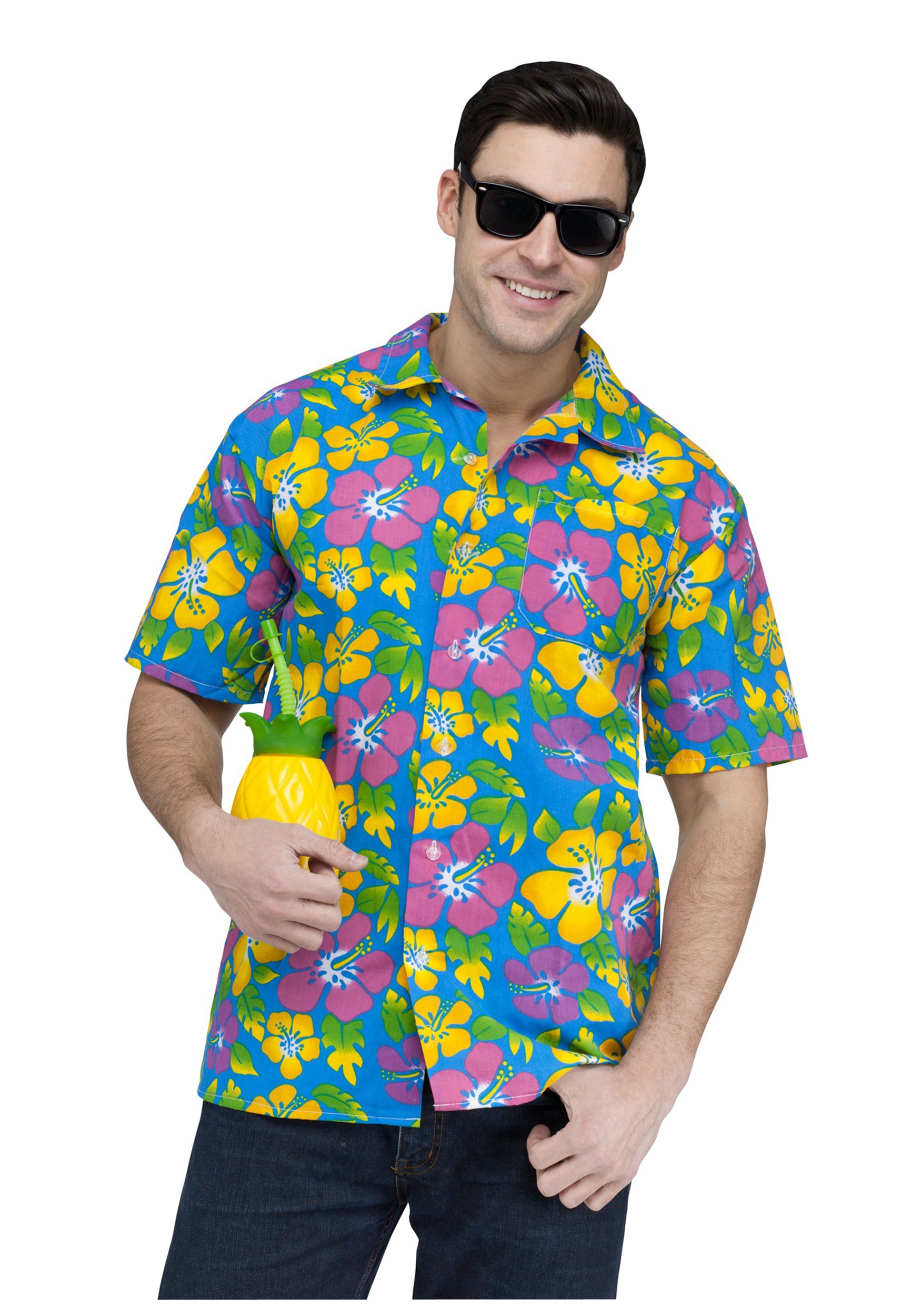 shirt Hawaii T-shirt Costume, T Luau outfits, Party outfit men Amscan Women...