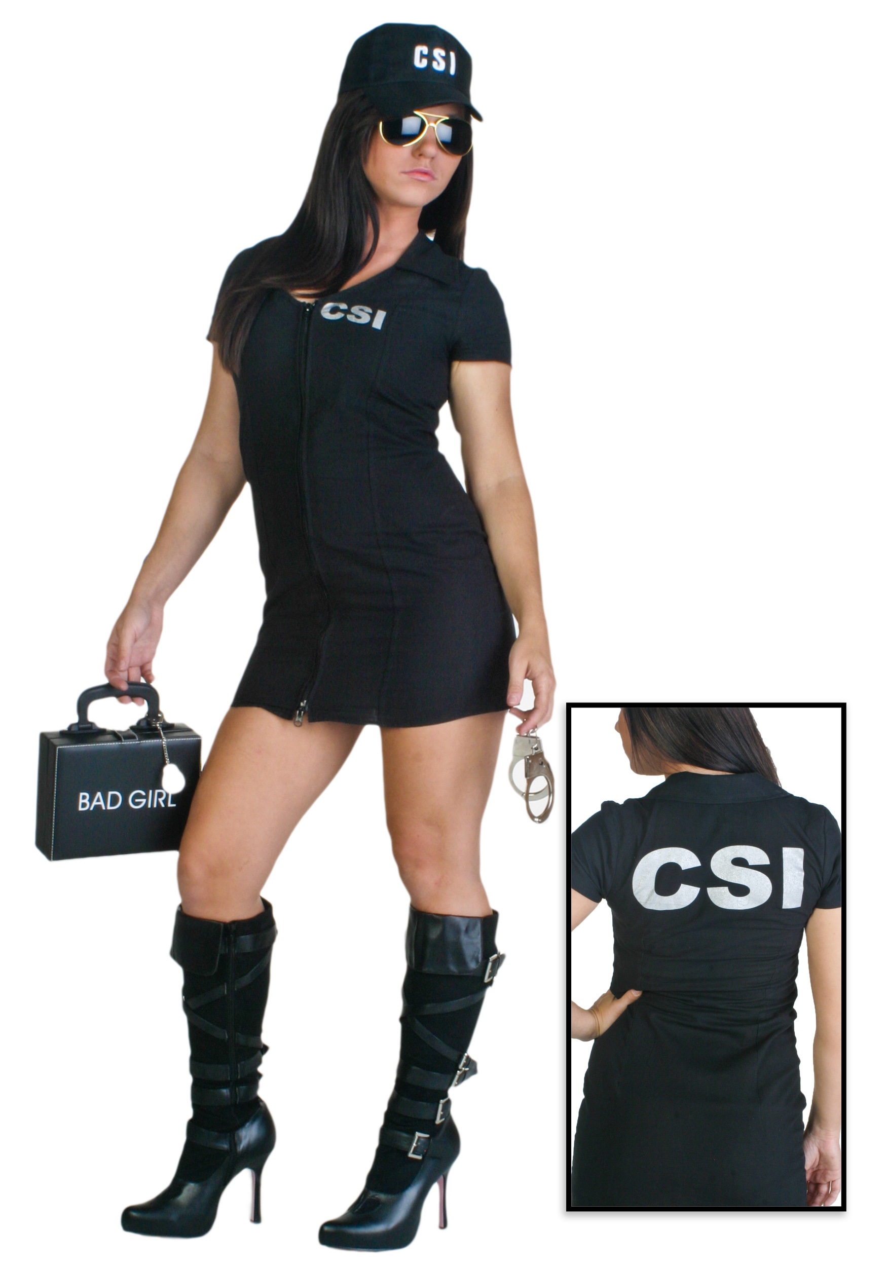 Women's Sexy CSI Costume  Halloween Costume Ideas 2023