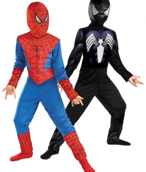 Kids Reversible Spiderman Costume