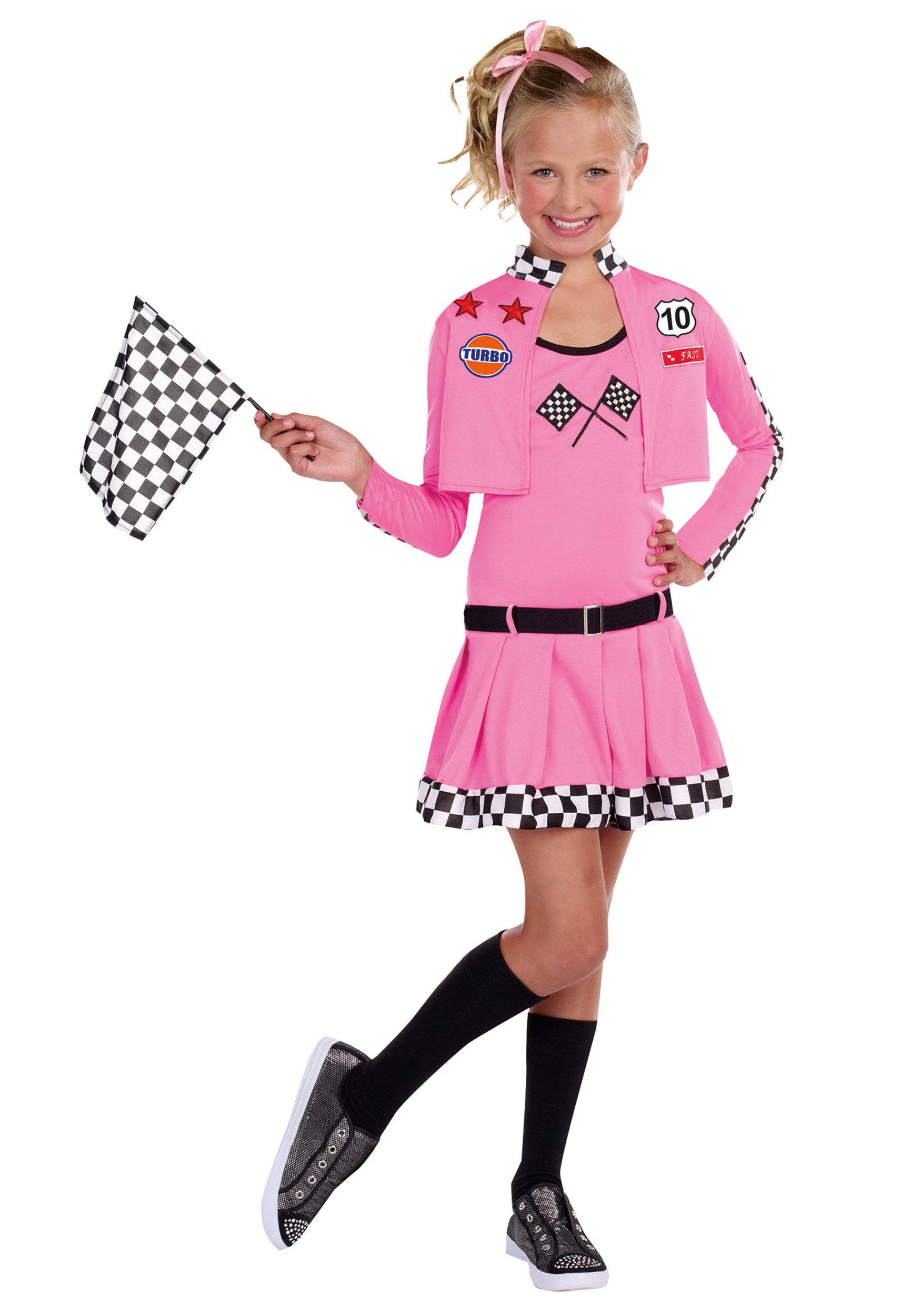 Girls Sweet Racer Costume | This Girls Sweet Racer Costume is perfect for y...