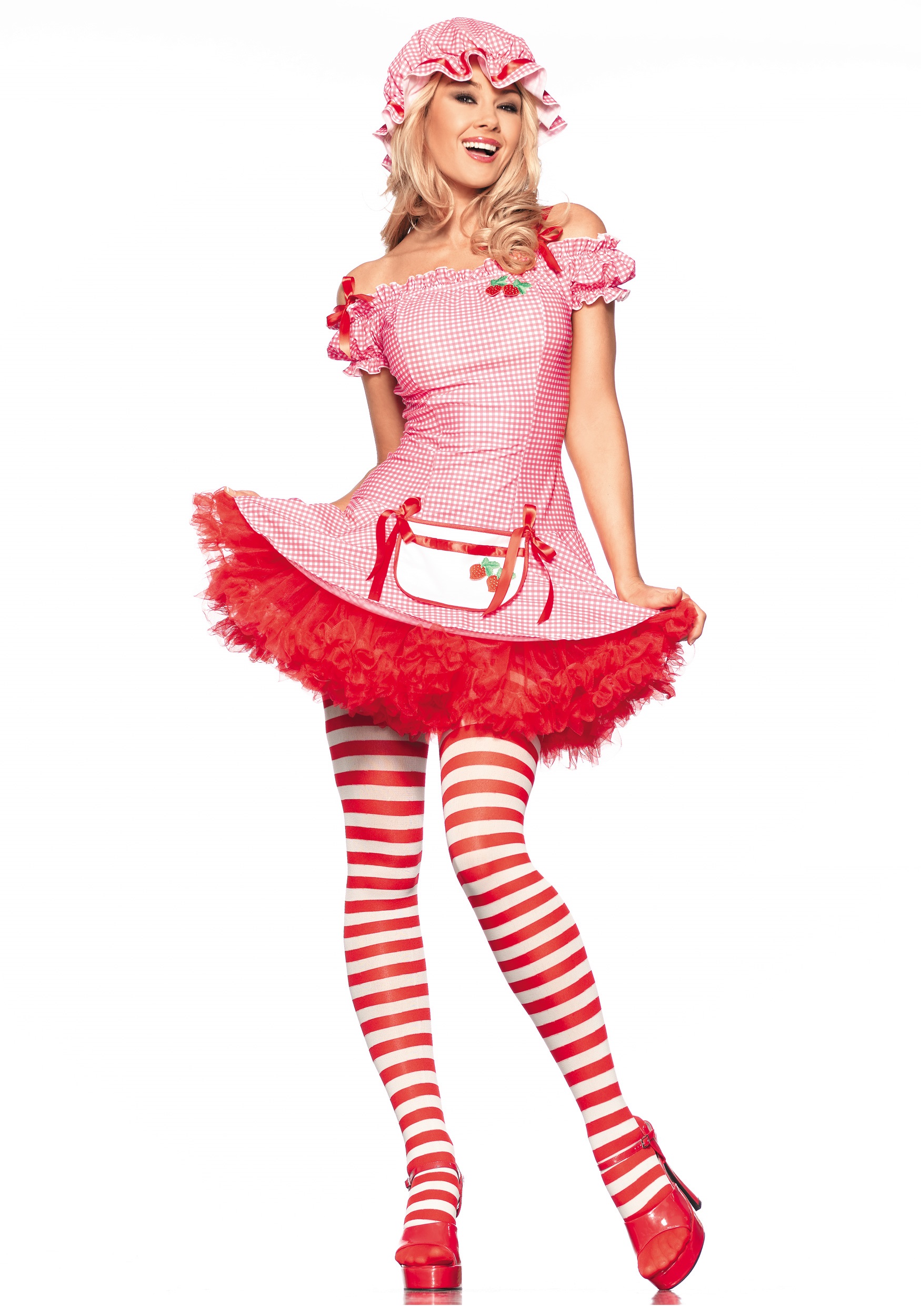 Sexy Strawberry Dessert Costume. 