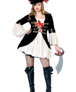 Plus Size Sexy Captain Swashbuckler Costume