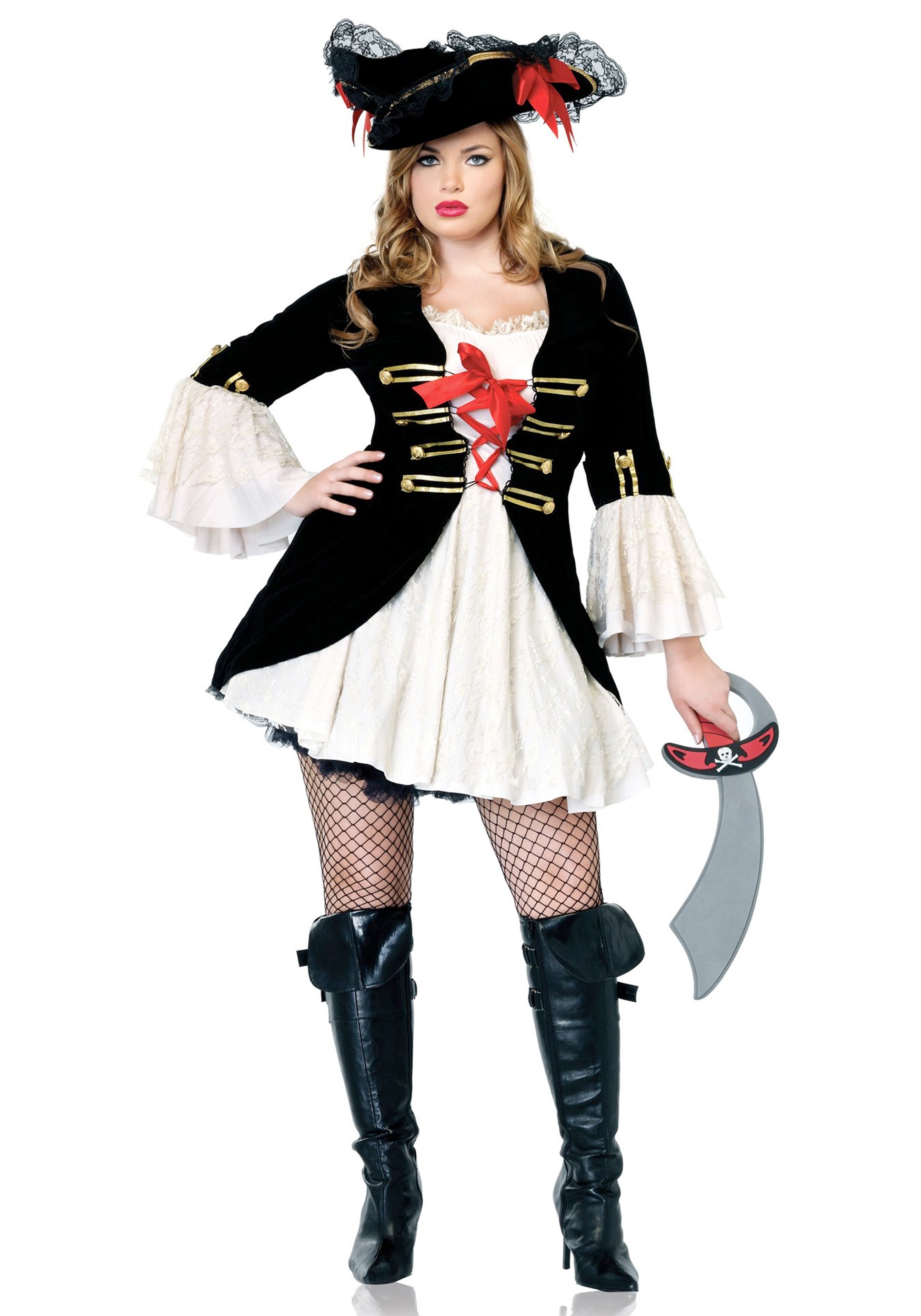 Size Sexy Captain Swashbuckler Costume - Costume Ideas 2022