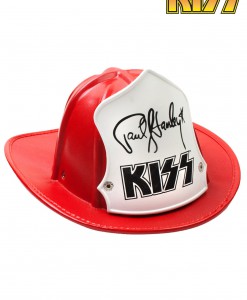 Paul Stanley Red Firehouse Fire Hat