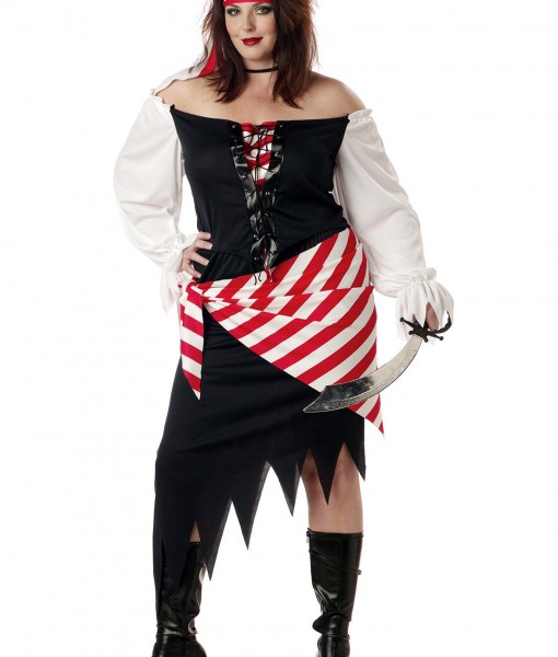 Plus Size Ruby the Pirate Beauty Costume