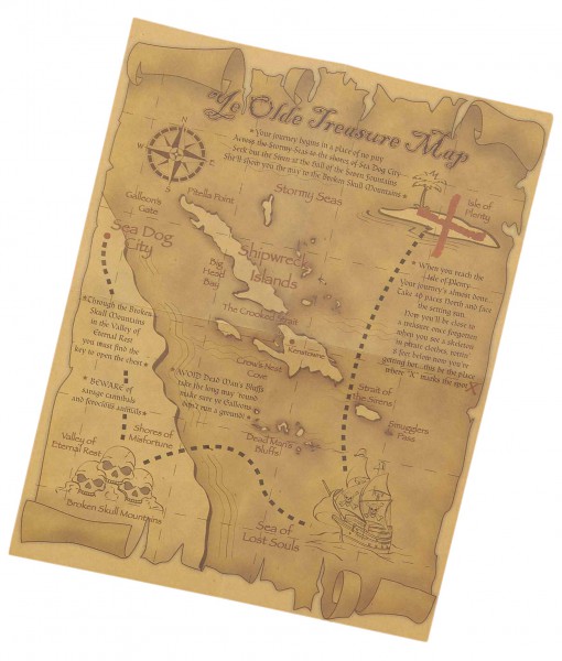 Treasure Map Accessory