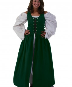 Green Irish Renaissance Dress
