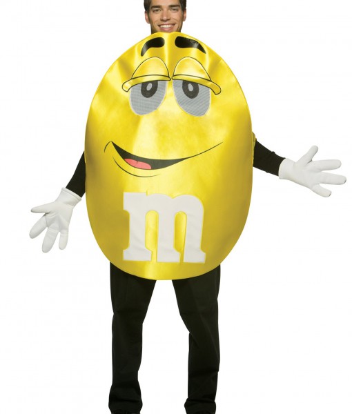 Adult Yellow M&M Costume