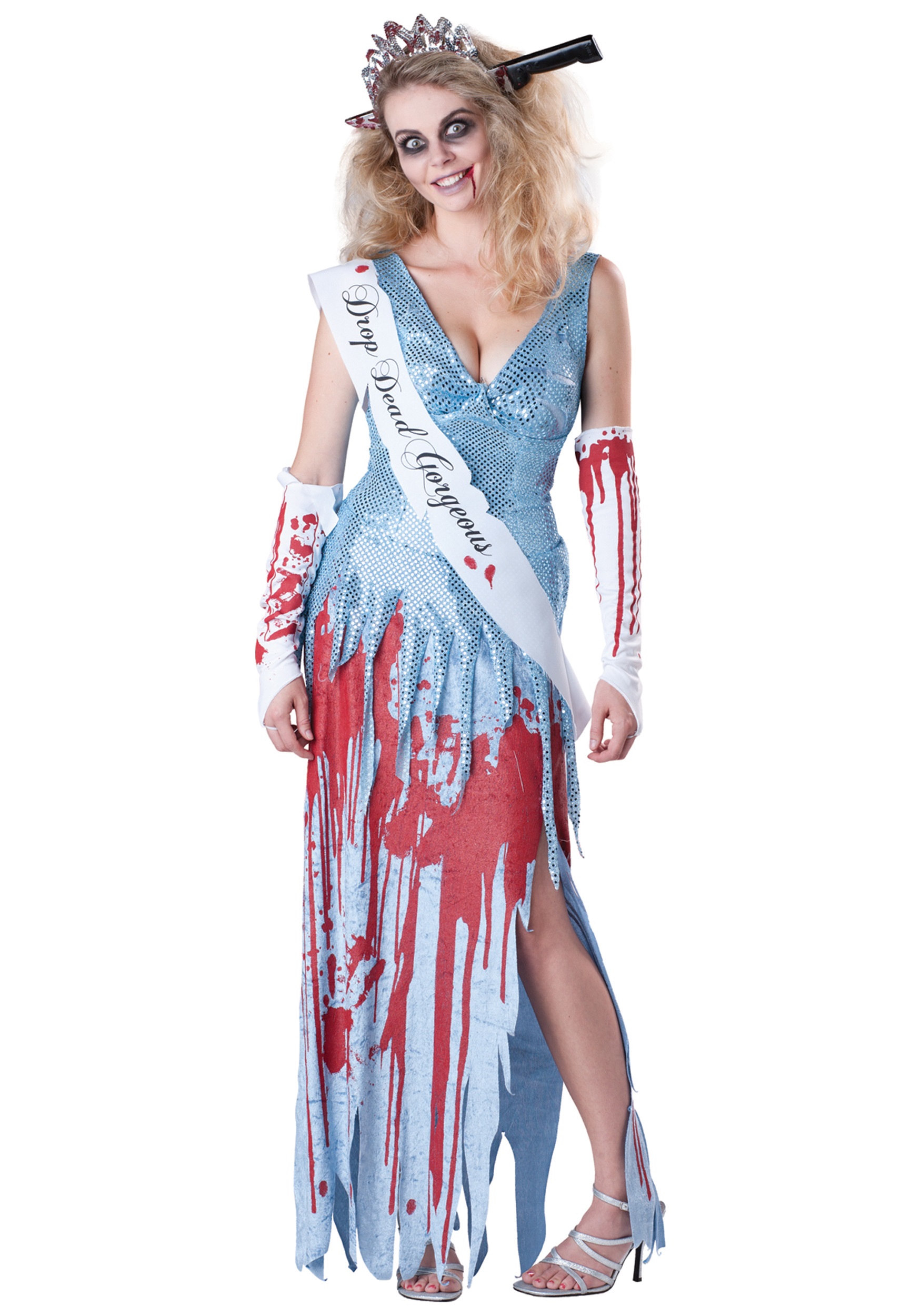 Drop Dead Prom Queen Costume with Free Shipping in U.S., UK, Europe, Canada...