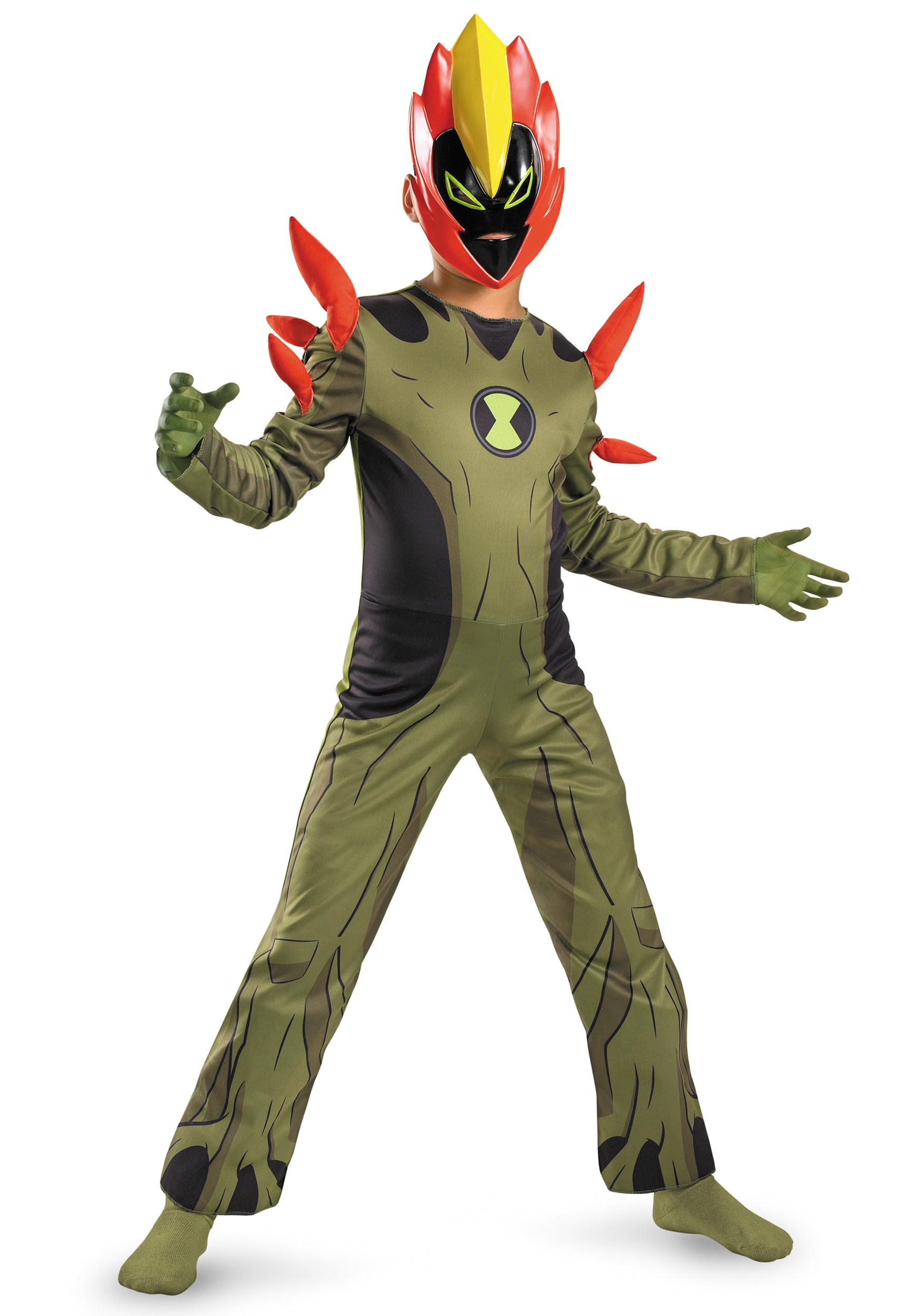 Kids Swampfire Costume | This Kids Swampfire Costume is a fun child Ben 10 cost...