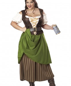 Plus Size Tavern Maiden Costume