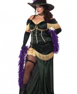 Plus Size Saloon Madame Costume