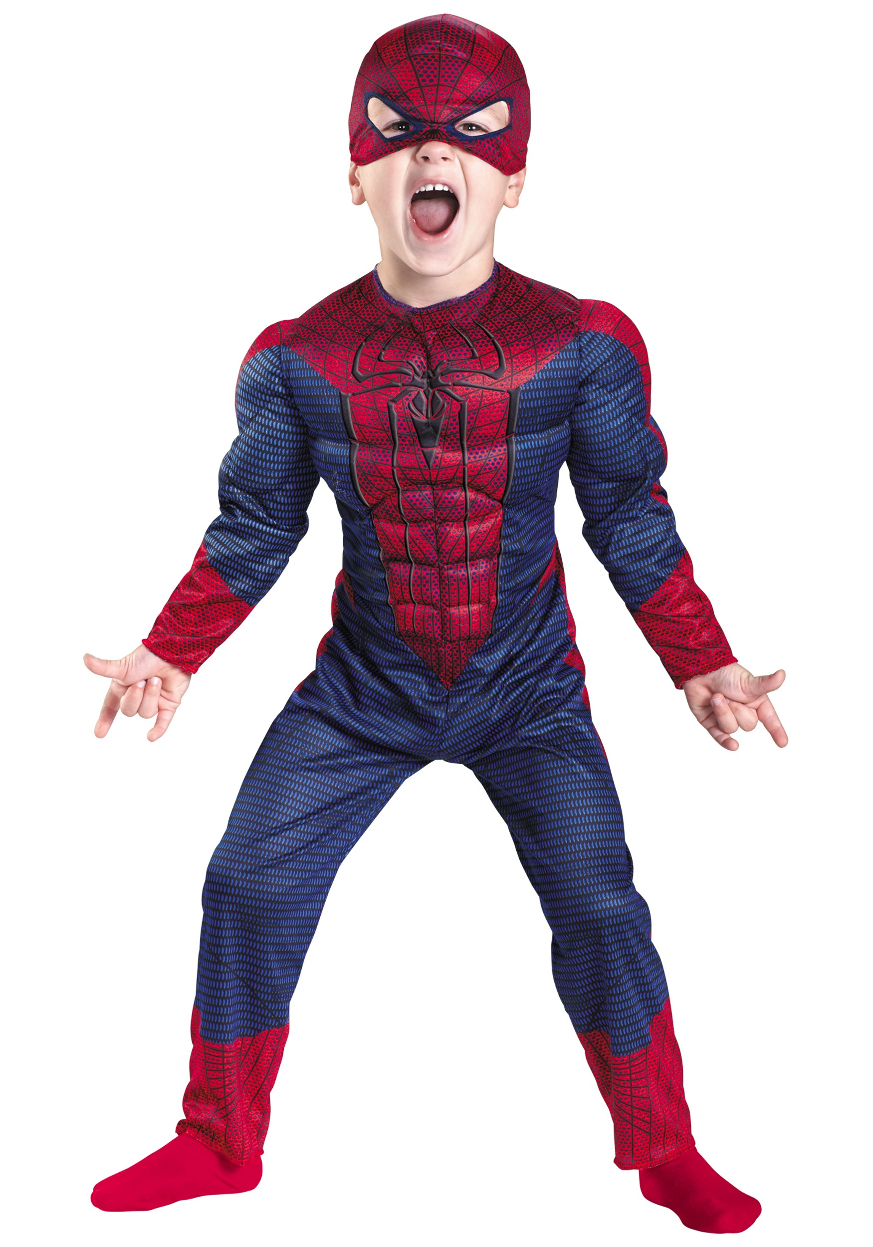 Toddler Spider-Man Movie Muscle Costume - Halloween Costume Ideas 2022