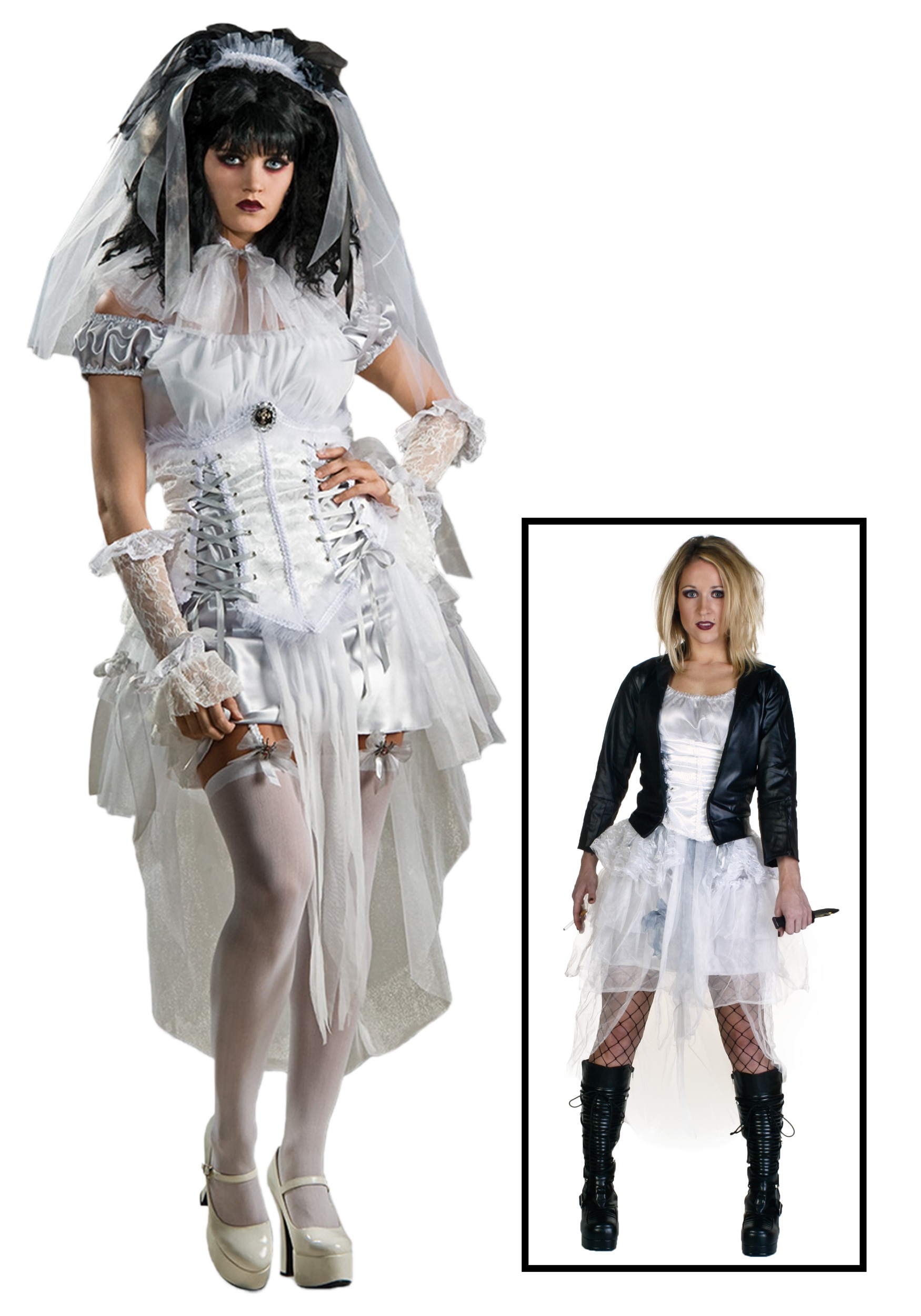 Kids Chucky's Bride Halloween costume  Halloween bride costumes, Bride of chucky  costume, Bride of chucky
