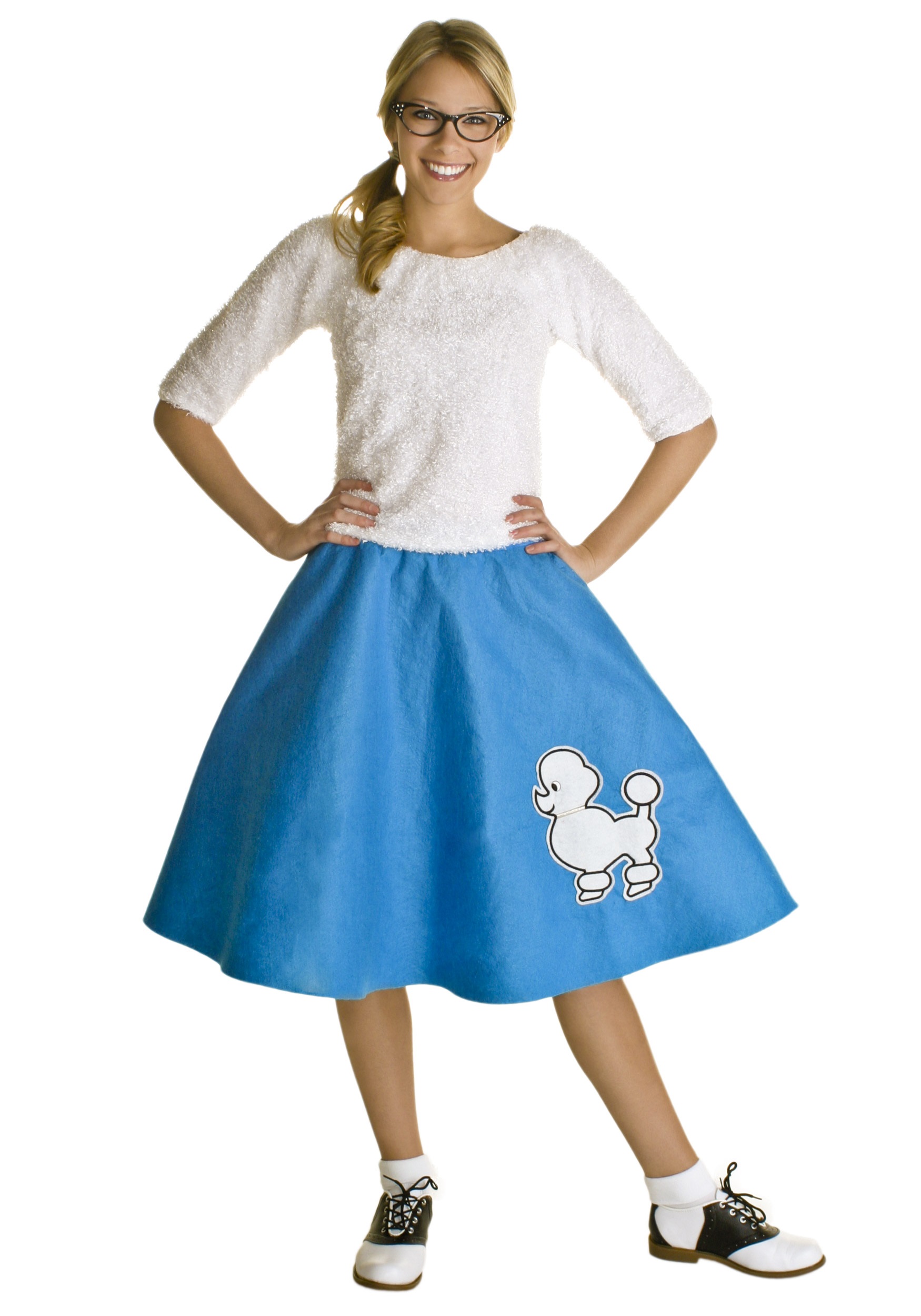 Blue 50s Poodle Skirt For Women Costume | Images and Photos finder