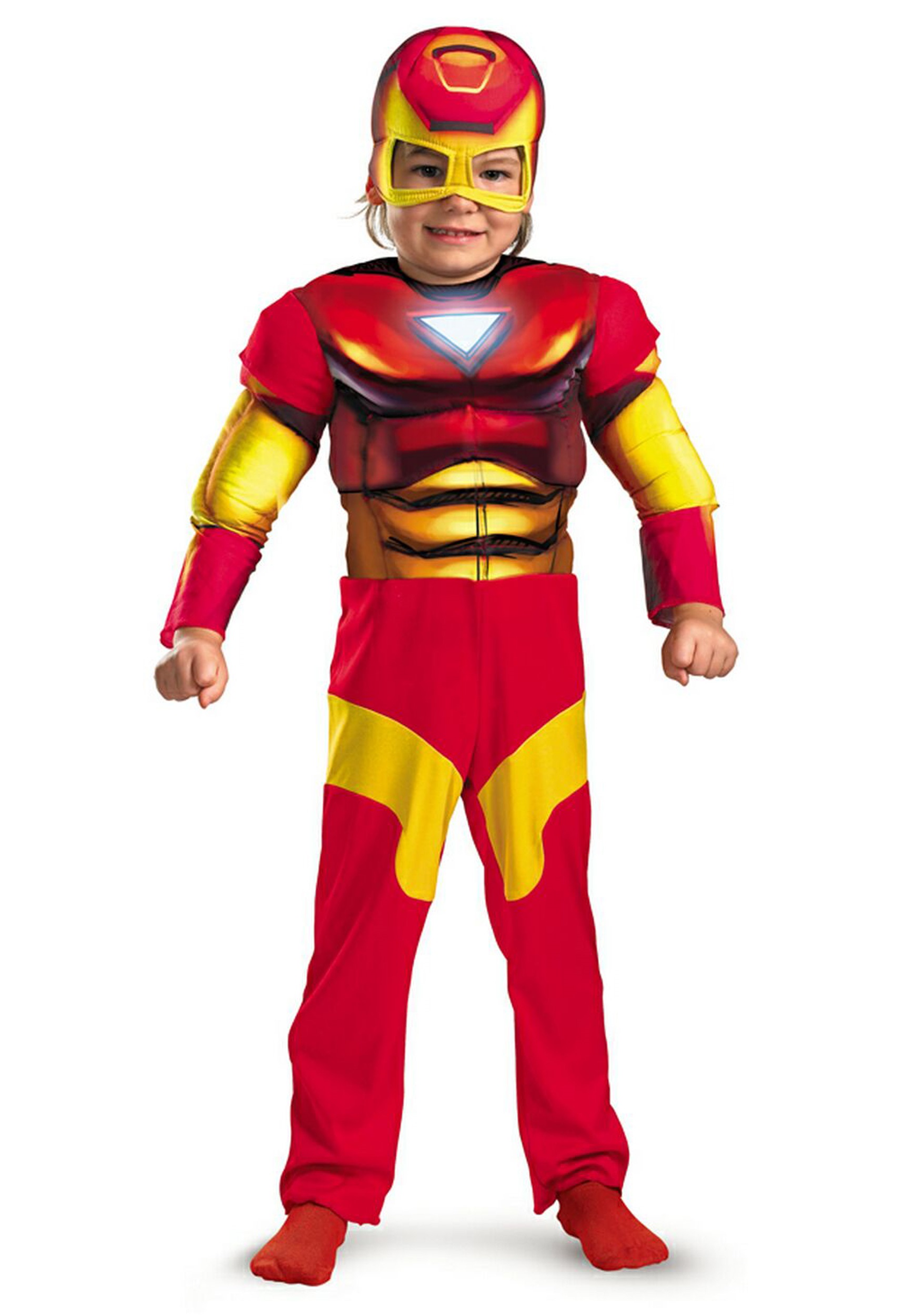 Toddler Muscle Chest Iron Man Costume - Halloween Costume Ideas 2021