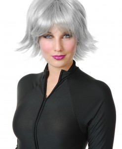 Silver Superhero Wig