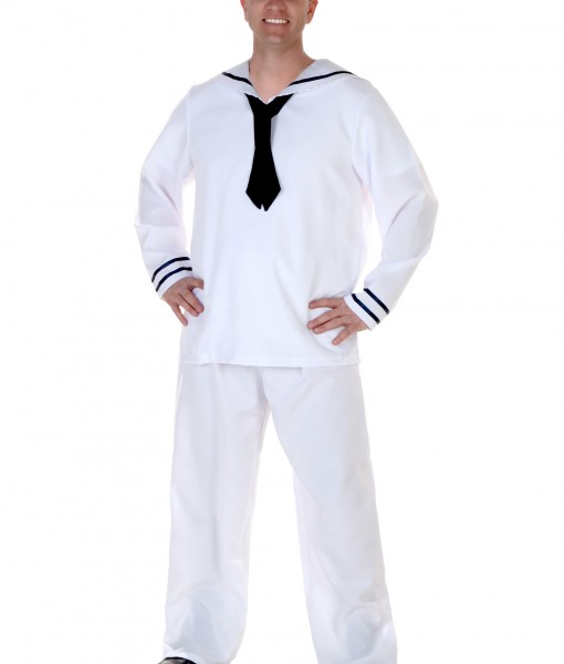 Men's White Sailor Costume
