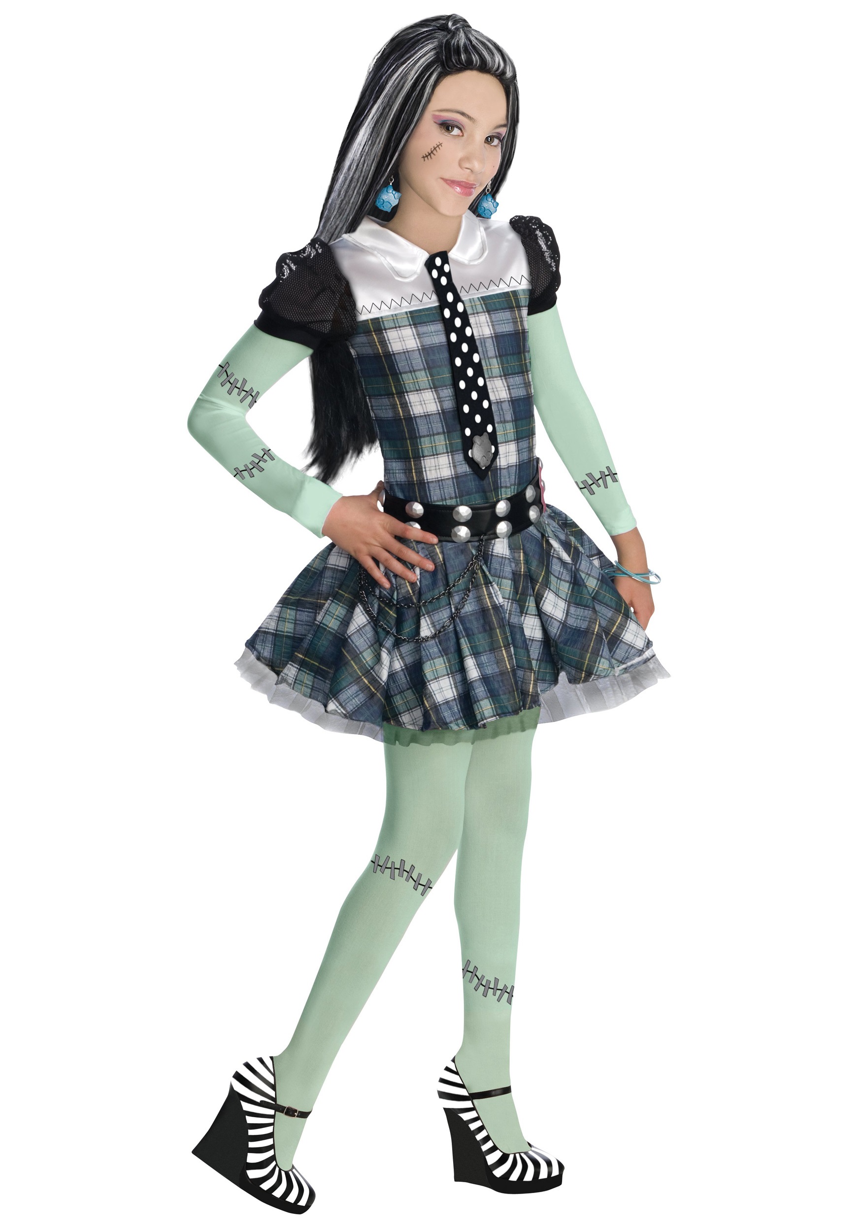 Frankie Stein Costume | Become the coolest girl at Monster High in this Fra...