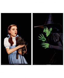 Dorothy and Wicked Witch Window Cling