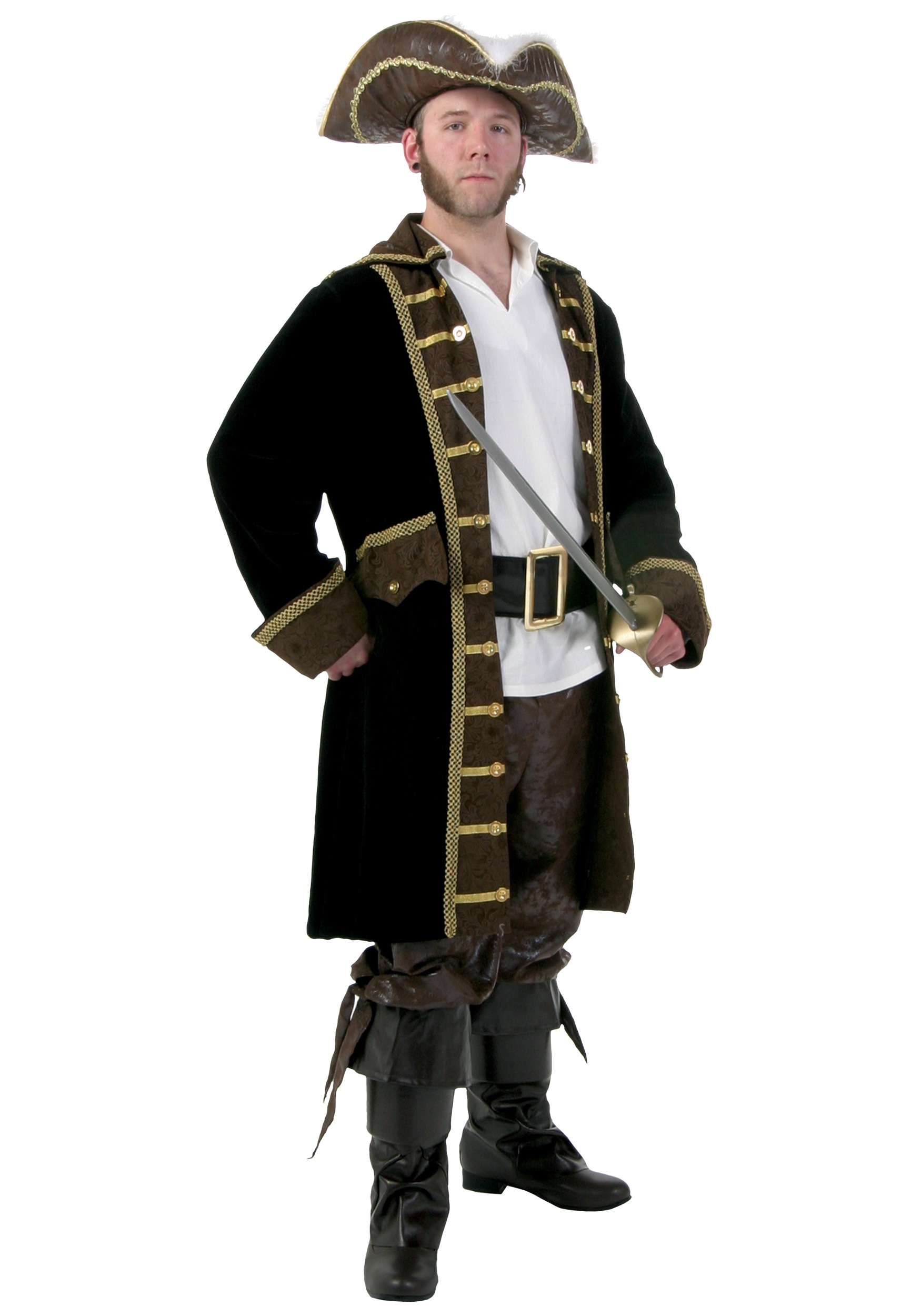 wash Does not move Gem Men's Plus Size Realistic Pirate Costume - Halloween Costume Ideas 2022