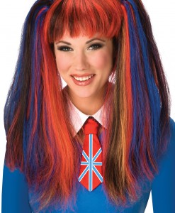 British School Girl Costume Wig